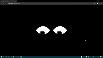 Eyes Follow Mouse Cursor | HTML CSS And JavaScript | Rahul Arya