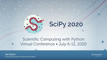 GPU-Accelerated Data Analytics in Python |SciPy 2020| Joe Eaton