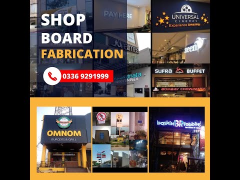 we are giving the best fabrication services including #signboard #acrylicboard