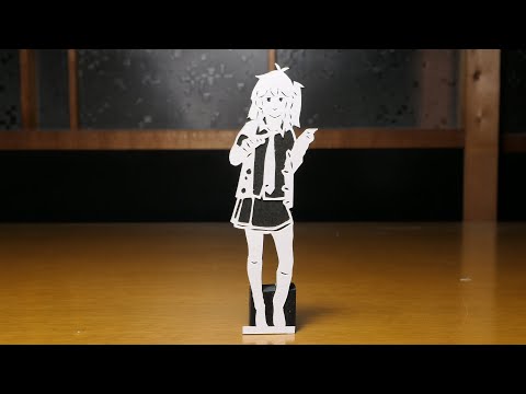切り絵でおどる春日部つむぎ＋使用例