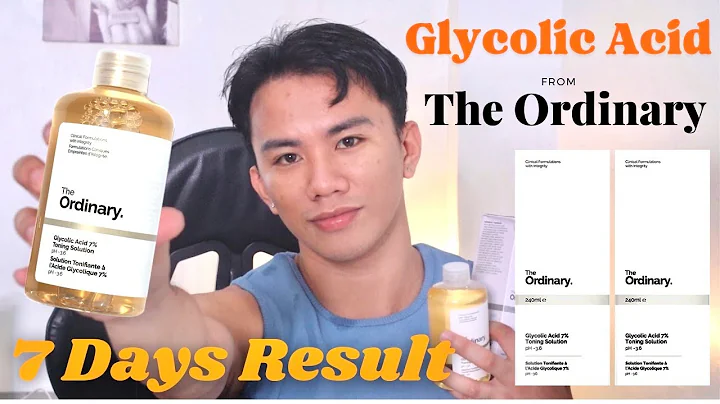 7 DAYS OF USING GLYCOLIC ACID FROM THE ORDINARY | HONEST REVIEW