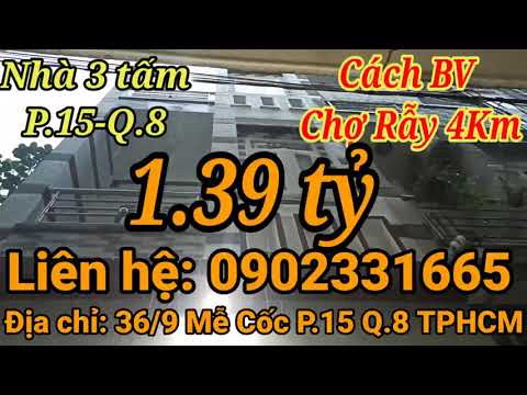 mua ban nha gia re quan 8 New Update @Mua bán nha quận 8 Mở Bán Nhà 3 Tấm Cách BV Chợ Rẫy 4Km Giá Rẻ Bất Ngờ Chỉ 1.39 Tỷ-0902331665