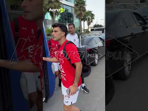تحرك لاعبي منتخب مصر لخوض المران الأخير قبل مواجهة جيبوتي