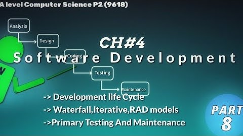 A level Computer Science (9618) P2||Ch#4 Software Development ||P2 Crash Course Part 8