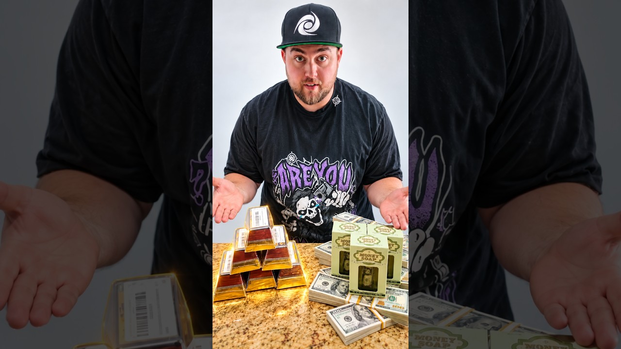 Money Soap VS Gold Bar!