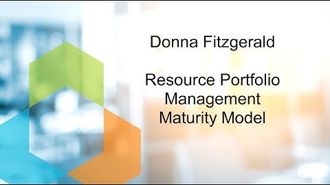 Resource Portfolio Management Maturity Model with Tempus Resource