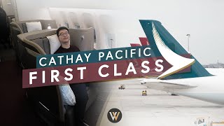 Cathay Pacific "New" First Class - Vancouver to New York screenshot 5