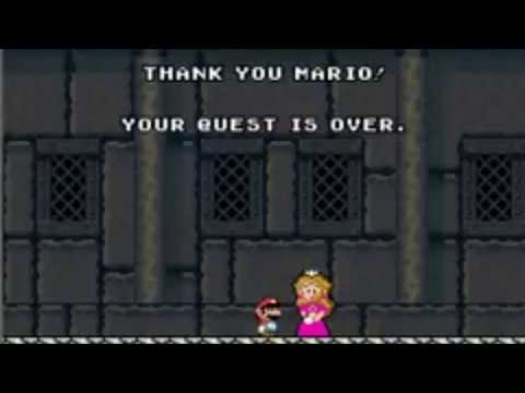 Super Mario Bros Crossover Ending But With Ocean Man