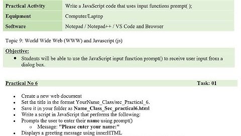 Class IX CS Practical 6 AKUEB 2025 onwards