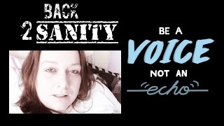 My Mental Health Journey - Back to Sanity part 1