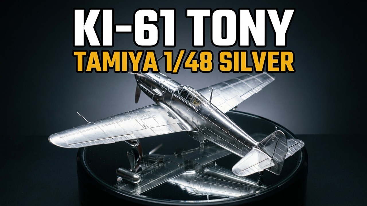 KAWASAKI Ki-61-I d HIEN （TONY）飛燕 1/48 TAMIYA SILVER COLOR