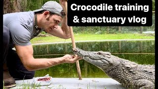 Crocodile training and sanctuary vlog!