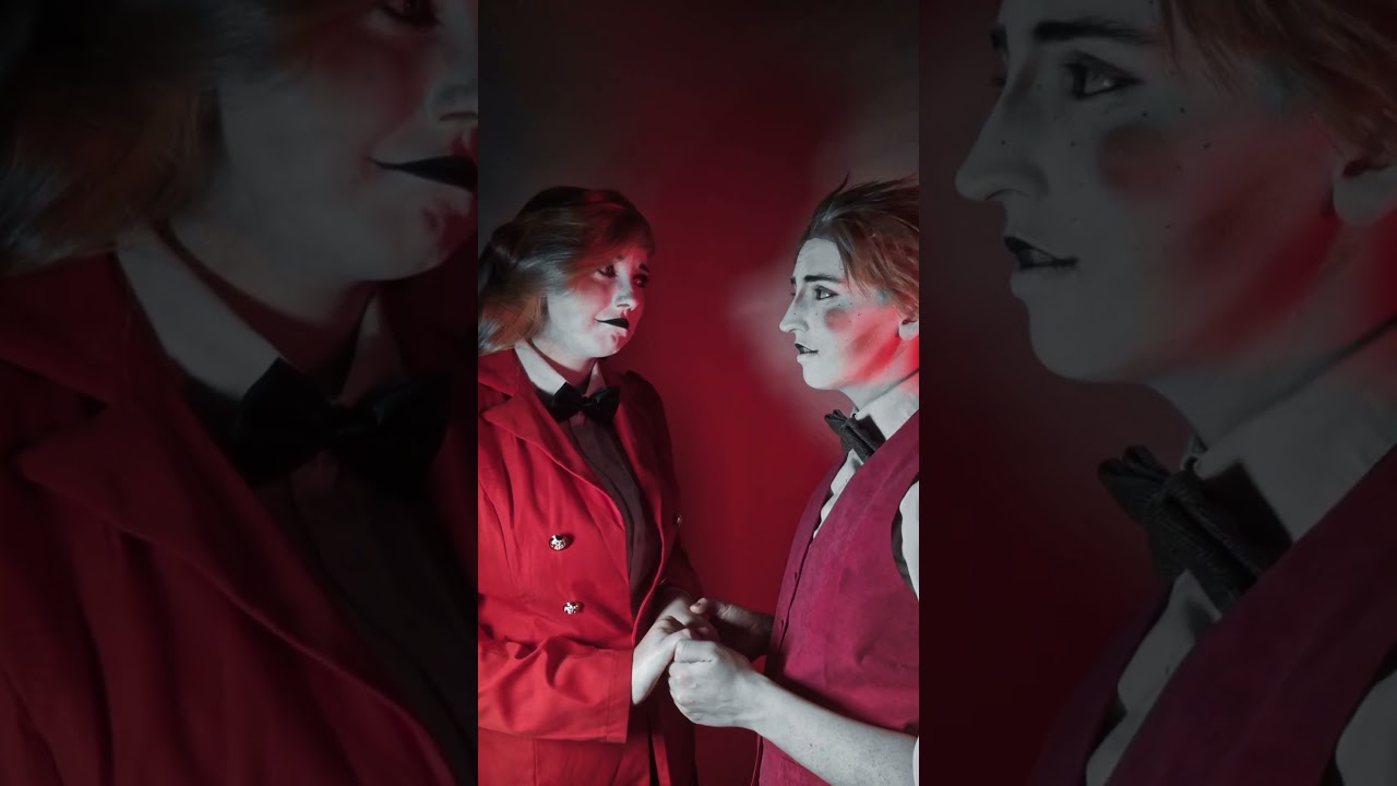 🤔Do Charlies dads think she is ugly?😱 Hazbin Hotel cosplays #shorts