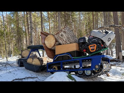 Видео: Привез дрова к избушке. Рыбалка на хариуса по опасному льду 4 серия.