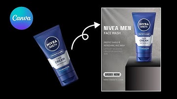 Canva Product Poster Design Tutorial | Easy Poster Design for Beginners #canva #posterdesign