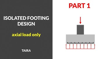 Isolated Footing Subjected to Axial Load Only (Part 1)