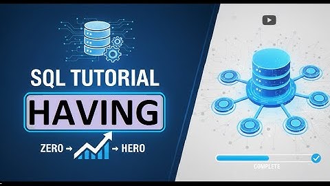 HAVING in SQL | Explain about Having clause in SQL ENGLISH | SQL Tutorial | In 3 minutes| SQL HAVING