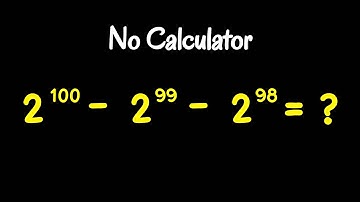 No Calculator | A Simple But Tricky Math Problem@mathlab10
