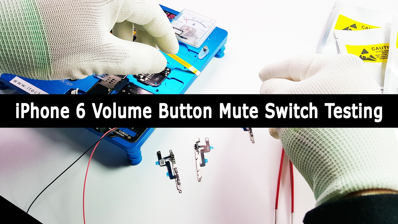 iPhone 6 & 6 Plus Volume Button Mute Flex Switch Testing - YouTube