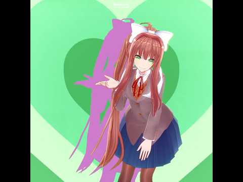 Monika Sayori A Girl Like Me Doki Doki Literature Club MMD Ddlc
