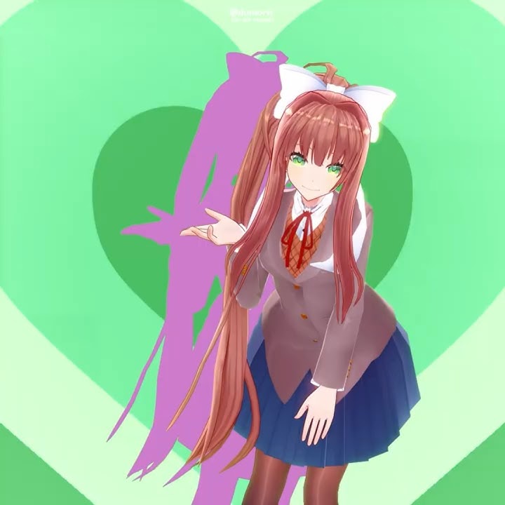 Monika & Sayori - A Girl Like Me〖Doki Doki Literature Club MMD〗#ddlc