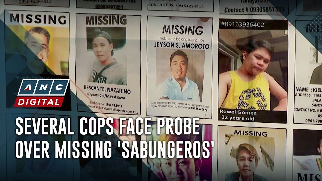 Several cops face probe over missing 'sabungeros' | ANC