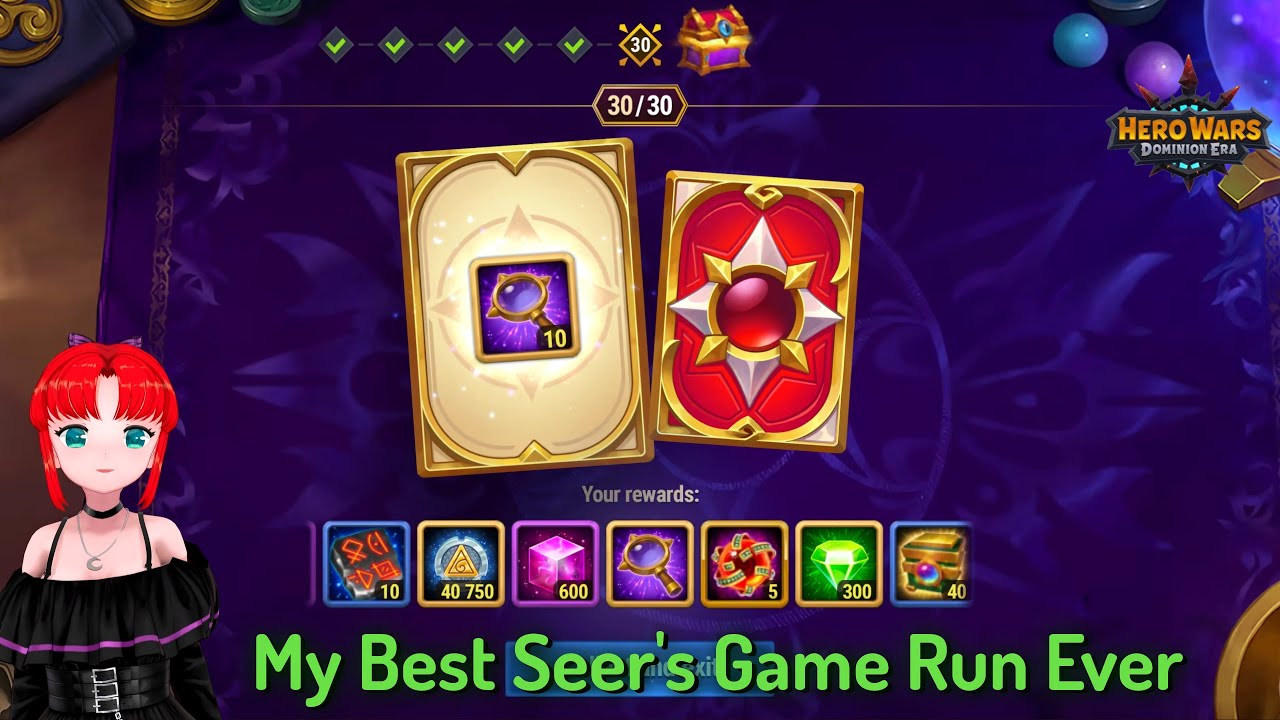 Getting Iris New Skin From the Seer's Game — Hero Wars: Dominion Era