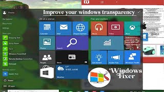 windows 10 transparent theme | without software or tool [Hindi/Urdu]