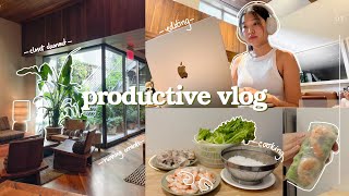 Productive Vlog EP. 03 | organizing, cooking, running errands