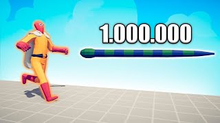 1.000.000 DAMAGE SNAKE vs UNITS - TABS | Totally Accurate Battle Simulator 2024