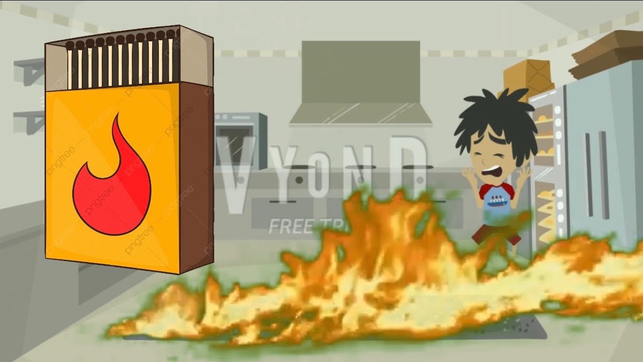 قصص وحواديت //حدوتة وليد وعود الكبريت//فيديو للتوعيه بمخاطر الحريق//في بيتنا حريق