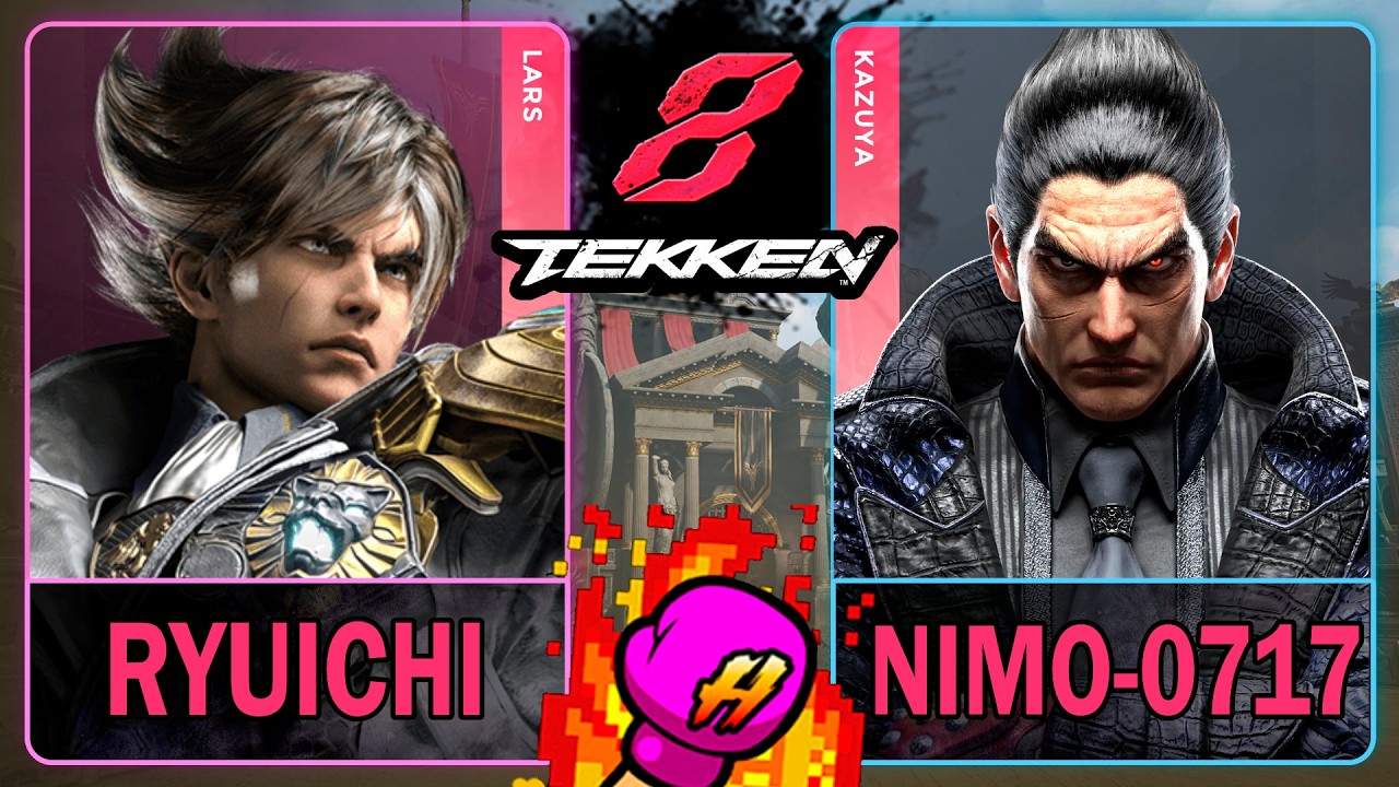 Tekken 8 Ryuichi (LARS) VS Nimo-0717 (KAZUYA)🥊 鉄拳8🥊4K 60ᶠᵖˢ🥊T8 🥊TK8🥊#tekken