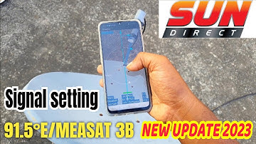 Sun direct signal setting | dth antenna direction setting | satellite director 2023