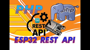 ESP32 REST API server  controlaksess via PHP    ESP32 RONOF