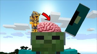 MC NAVEED TRAVELS INSIDE MARK FRIENDLY ZOMBIE BRAIN TO DESTROY EVERYTHING!! Minecraft Mods