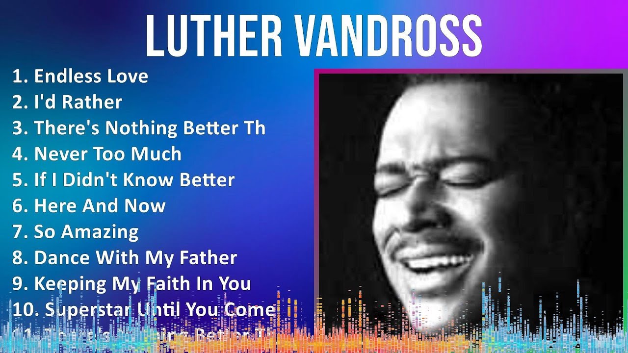Luther Vandross 2024 MIX Best Songs - Endless Love, I'd Rather, There's Nothing Better Than Love...