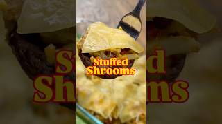 These Stuffed Mushrooms.. Slapp !! Want All The Details ?? Check The Description ⤵️ #PlantBasedEats