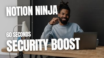 Secure Your Notion in 60 Seconds! 🔐 Protect Your Digital Life 📚