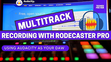 RODECASTER PRO Multitrack recording in Audacity