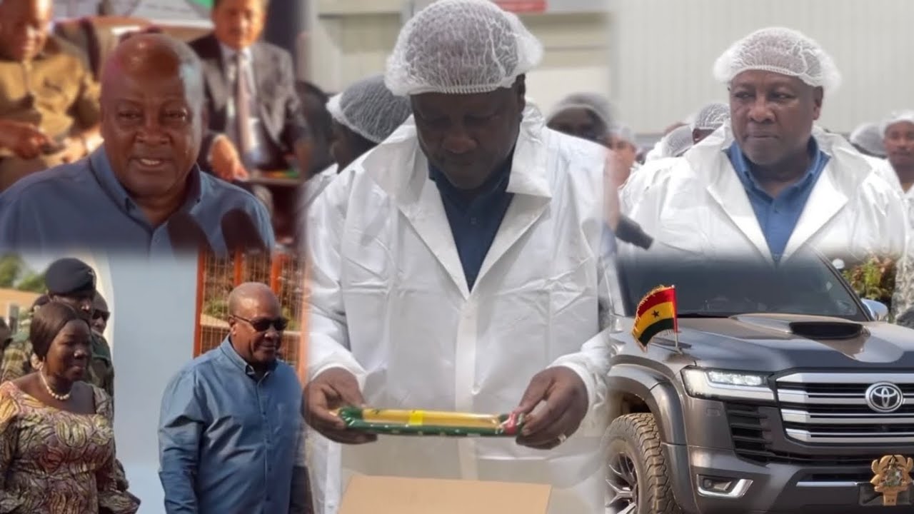President John Mahama Commissions Olam Agri Pasta Factory in Ghana🇬🇭Boosting Agribusiness & Industry