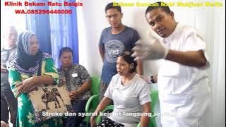 Stroke dan Syaraf kejepit langsung sembuh setelah Bekam