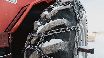 Tractor Tire Chain Installation Instructions