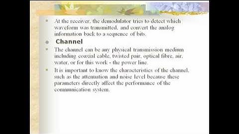 Power Line Communication