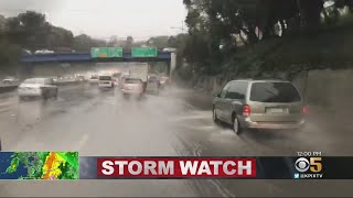 Heavy Rains Soak Entire Bay Area With Arrival Of Year's First Winter Storm