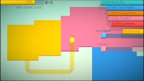 Paper.io (by VOODOO) - arcade game for android and iOS - gameplay.