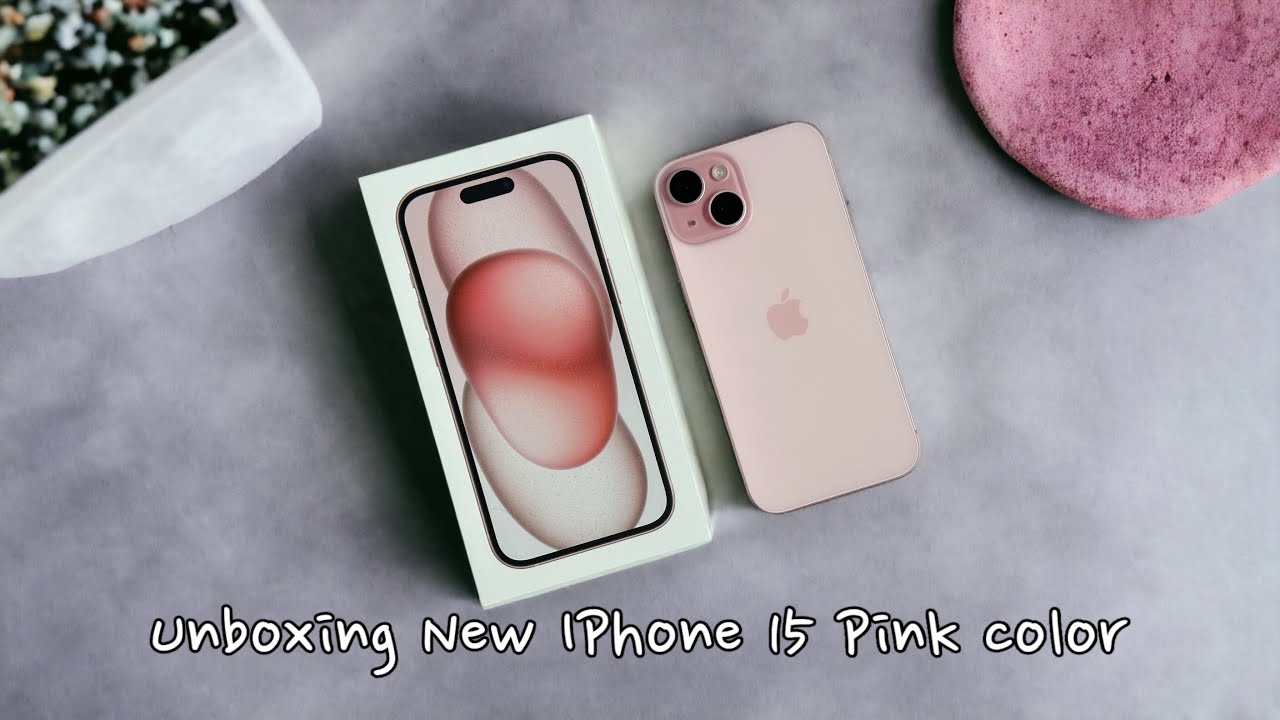 Unboxing iPhone 15 💕 #unboxing #iphone15 #pink #loveit #reklam