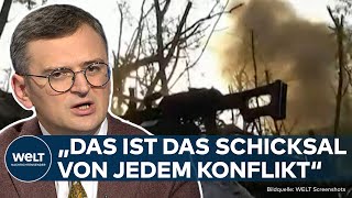 UKRAINE-KRIEG: "Das ist das Schicksal von jedem Konflikt" - Außenminister Dmytro Kuleba | WELT Talk