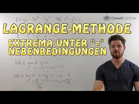 Lagrange-Methode Einfach Erklärt! + Beispiel
