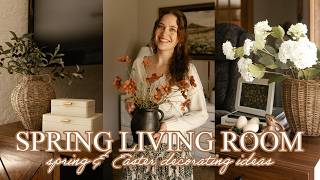 SPRING & EASTER DECORATING IDEAS | SPRING LIVING ROOM IDEAS | high-end decoorating on a budget