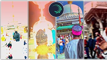 Khwaja Garib Nawaz status editing alightmotion app